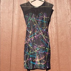 American Apparel Splatter Paint Dress